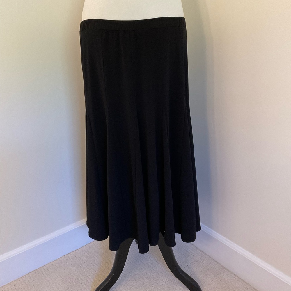 Grace Elements Classic Black Mid-Length Skirt - image 1